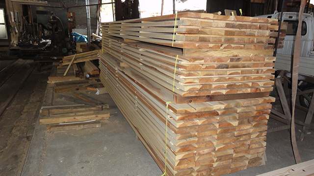 杉板パネル用羽目板乾燥材